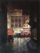 christopher r.w.nevinson the strand by night oil painting picture wholesale